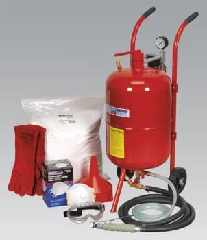Sealey SBKIT Shot & Soda Blasting Kit
