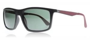Ray-Ban RB4228 Sunglasses Matte Black / Red / Gunmetal 6228/71 58mm