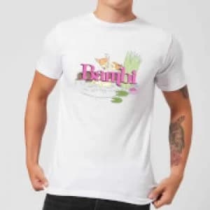 Disney Bambi Kiss Mens T-Shirt - White - 3XL