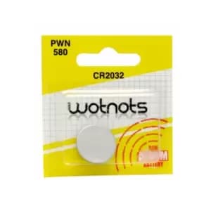 Wot-nots - Coin Cell Battery CR2032 - Lithium 3V - PWN580