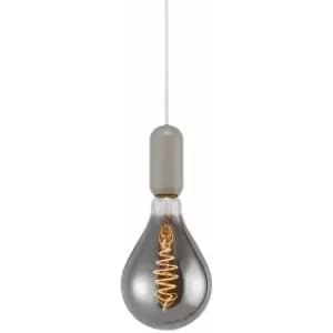 Nordlux Notti Slim Pendant Ceiling Light Grey, E27