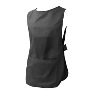 Dennys Womens/Ladies Workwear Tabard (M) (Black)