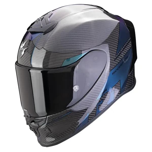 Scorpion EXO-R1 Evo Carbon Air Rally Black-Chameleon Full Face Helmet Size L