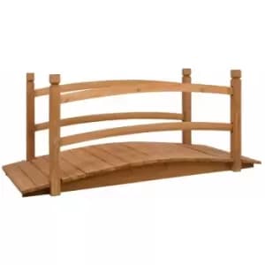 Vidaxl - Garden Bridge 140x60x60cm Solid Firwood Brown