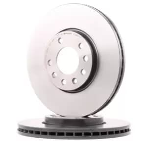 PAIR PAINTED BREMBO BRAKE DISCS 09.6997.11