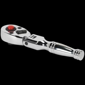 Sealey 1/4" Drive Flexible Head Stubby Ratchet 1/4"