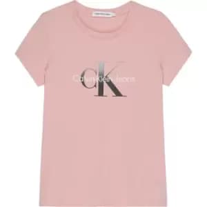 Calvin Klein Jeans Gradient Monogram T-Shirt - Pink