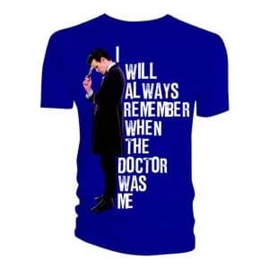 Doctor Who - I Will Always Remember When The Doctor Was Me Mens X-Large T-Shirt - Blue