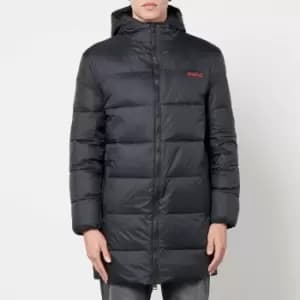 HUGO Mens Mati2341 Padded Parka Jacket - Black - L