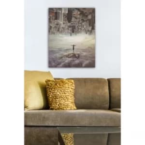 371187647-5070 Multicolor Decorative Canvas Painting