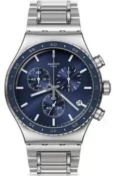 Swatch Cobalt Lagoon New Irony Chrono Watch YVS496G
