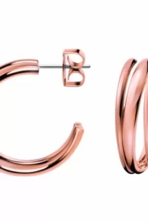 Ladies Calvin Klein PVD rose plating Sumptuous Earrings KJ2GPE100100