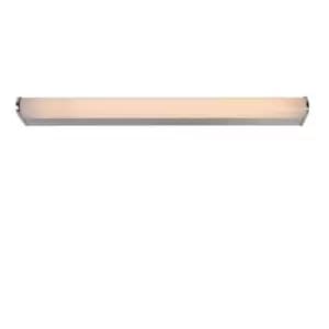 Lucide Jasper Modern Mirror Light Bathroom LED 1x16W 3000K IP44 Satin Chrome