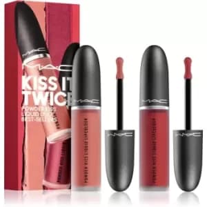 MAC Cosmetics Kiss It Twice Gift Set Best-Sellers (for Lips) Shade
