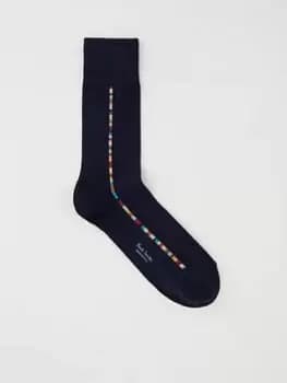 Ps Paul Smith Single Stripe Socks - Navy