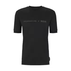 BOSS X Porsche Tiburt 100 T Shirt - Black