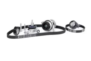 GATES Water Pump + Timing Belt Kit KP25565XS-2 VW,AUDI,SEAT,Golf IV Schragheck (1J1),Golf IV Variant (1J5),Lupo (6X1, 6E1),POLO (6N2)