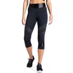 Dare 2B Womens Born To Shine 3/4 Wicking Active Trousers UK 12, Waist 30', (76cm), Inside Leg 31