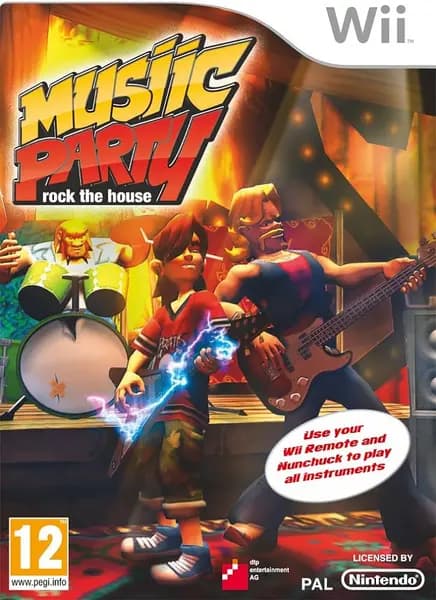Musiic Party Rock The House Nintendo Wii Game
