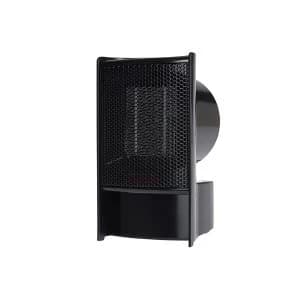 Status 500w Portable Compact Mini Desk Top Fan Heater with Adjustable Thermostat & Overheat Protection