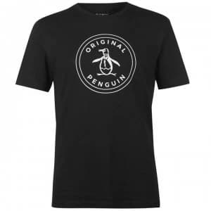 Original Penguin Original Penguin Stamp Short Sleeve T Shirt - Black 010