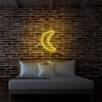 Crescent - Yellow Yellow Wall Lamp