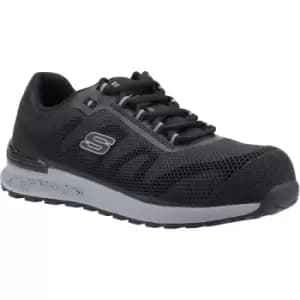 Skechers Mens Bulklin Bragoo Safety Trainers (7 UK) (Black) - Black
