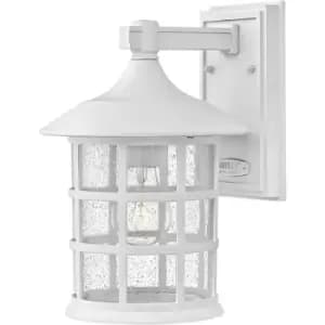 Elstead Lighting - Elstead Hinkley Freeport Outdoor Wall Lantern Textured White, IP44