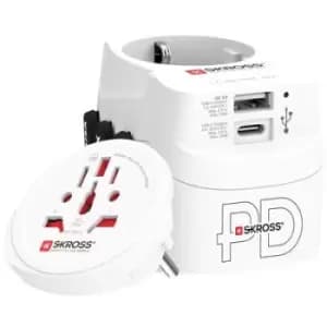 Skross 1.302473 Travel charger PRO Light USB AC30PD World