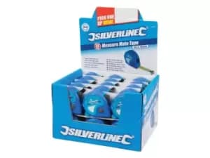 Silverline 633625 Measure Mate Tape Display Box 30pce 3m x 16mm