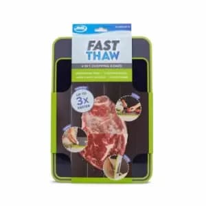 JML A001328 Fast Thaw 4-in-1 Chopping Board - Grey/Green