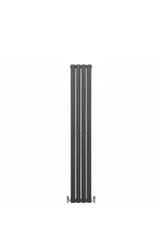 Designer Flat Panel Radiators Anthracite Grey 1800mm x 280mm