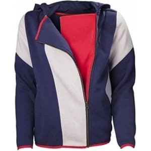 Assassins Creed Unity Female Stripe Cape Hoodie X-Large Blue/White
