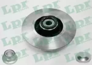 LPR Brake disc RENAULT R1005PCA 7701207823,8660001811,8671018106 Brake rotor,Brake discs,Brake rotors