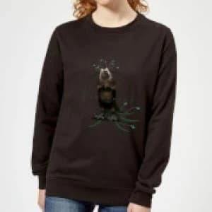 Fantastic Beasts Augurey Womens Sweatshirt - Black