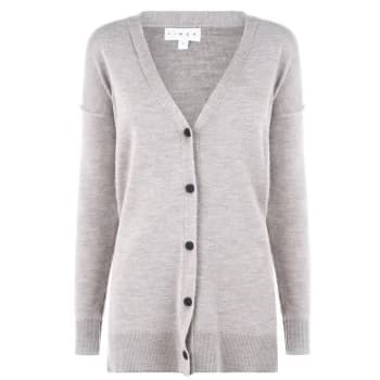 Linea Merino Cardigan - Oatmeal