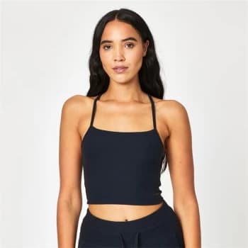 USA Pro Crop Top - Black