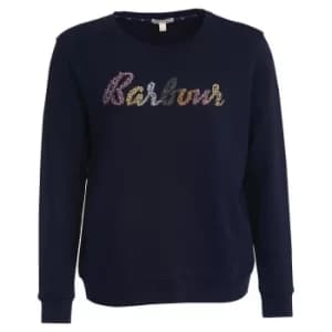 Barbour Womens Lyndale Overlayer Navy 12