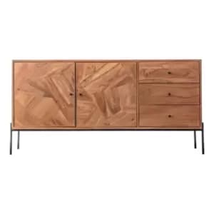 Crossland Grove Dallas 2 Door 3 Drawer Sideboard