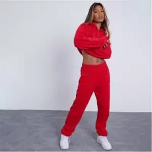 I Saw It First Ultimate Oversized Joggers - Red