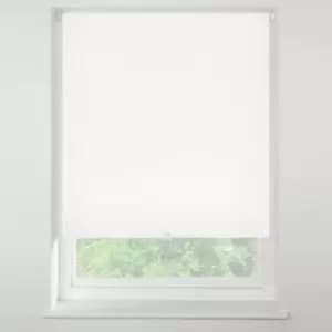 Swish Soft White Cordless Blackout Roller Blind White