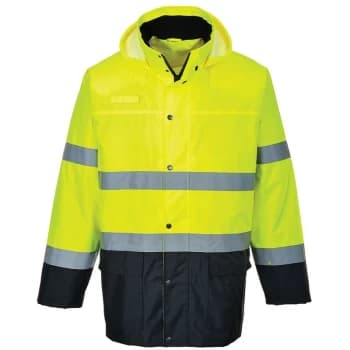 Portwest S166YNRXXL - sz 2XL Lite Two-Tone Traffic Jacket - Yellow/Navy