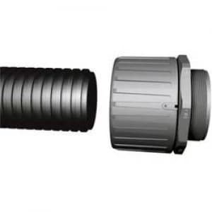 HellermannTyton 166 11100 HG SW10 HelaGuard PA6 Conduit Standard Polyamide 6 Black