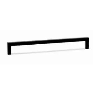 Wickes Elgin Square Strap Handle - Matt Black 128mm