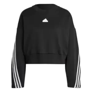 adidas Future Icons 3-Stripes Sweatshirt Womens - Black
