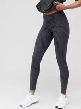 adidas Future Icons Graphix Leggings - Dark Grey, Size S, Women