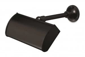 LED 2 Light Sign Indoor Wall Light Black IP44