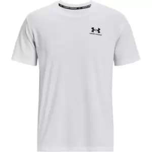 Under Armour M Logo Emb Heavyweight Ss - White