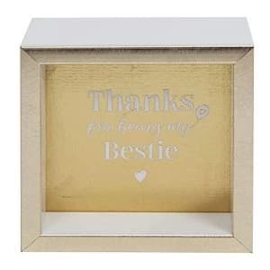 Thanks For Being My Bestie Desk Plaque