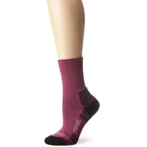 Bridgedale Womens Woolfusion Trail Socks Berry Medium